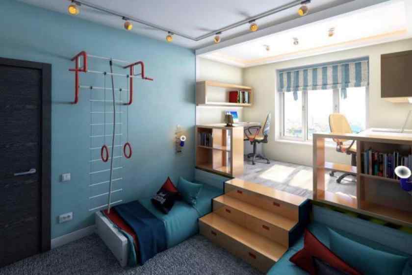 Дизайн дитячої кімнати для двох дітей