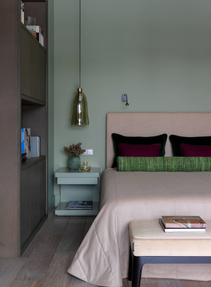 Прикроватные тумбочки: 60+ фото, дизайнерские идеи для спальни
