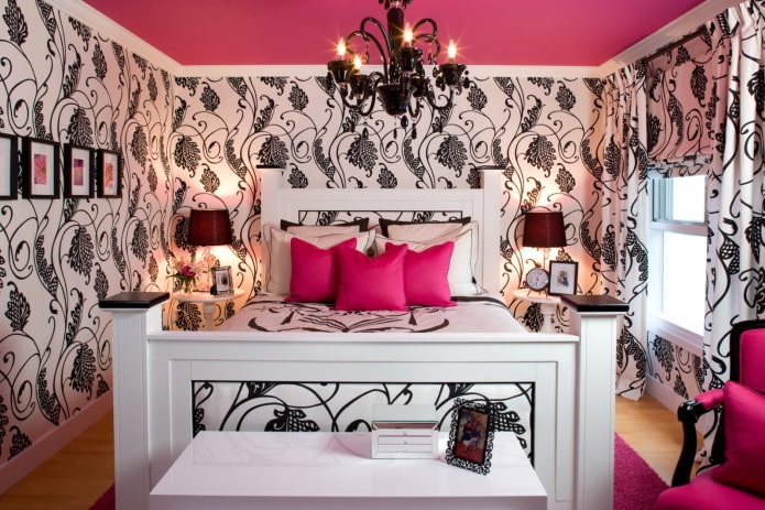 Розовая спальня: 60+ фото в интерьере, идеи дизайна