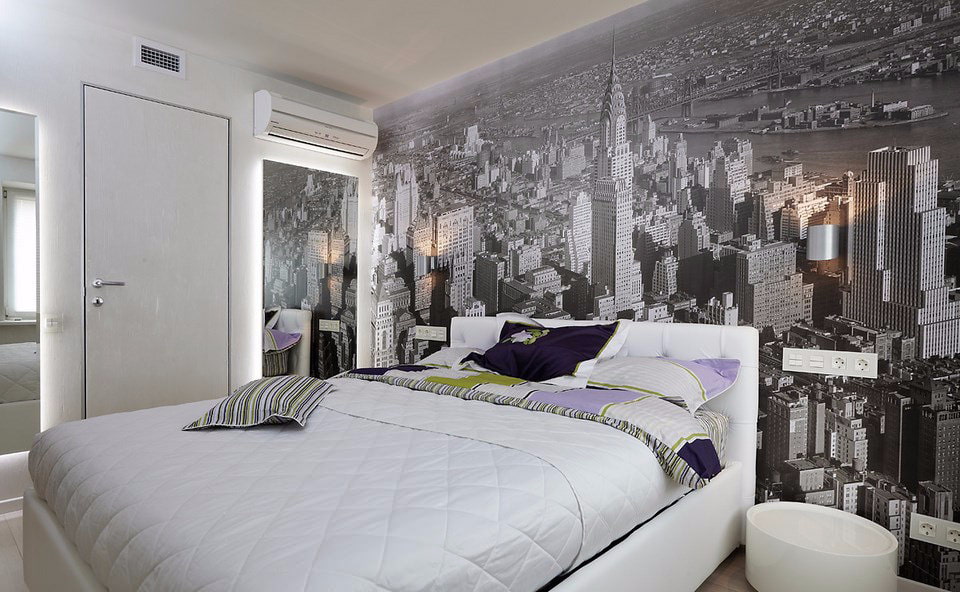 Серые обои в интерьере спальни: вдохновляющие идеи для дизайна, 70 фото