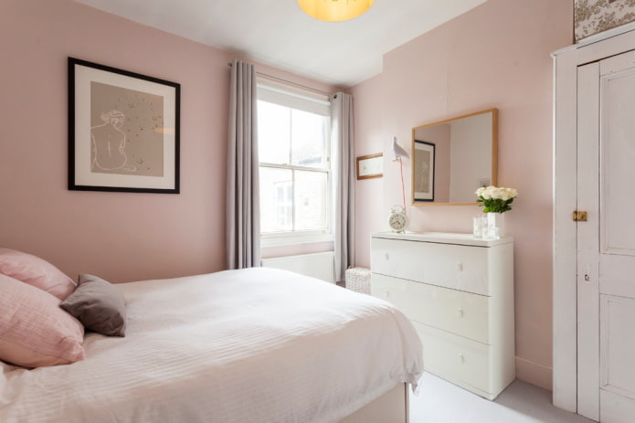 Розовая спальня: 60+ фото в интерьере, идеи дизайна