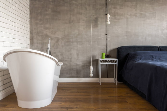 Ванная в спальне: 45 фото, идеи дизайна, за и против
