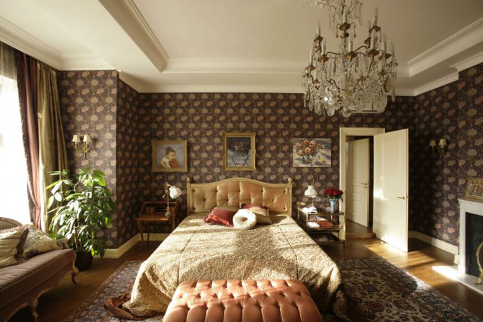 Дизайн спальни в английском стиле: особенности, фото