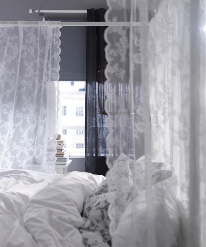 Тюль в спальне: 70+ фото в интерьере, избранные идеи и примеры оформления окна