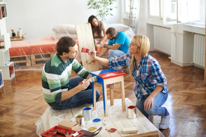 Ремонт на практике: как перекрасить мебель самостоятельно