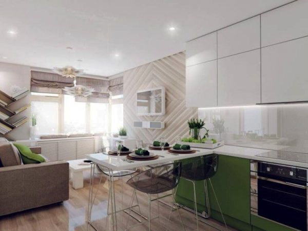 Планировка кухни-гостиной: проекты и варианты дизайна совмещенных помещенийВарианты планировки и дизайна