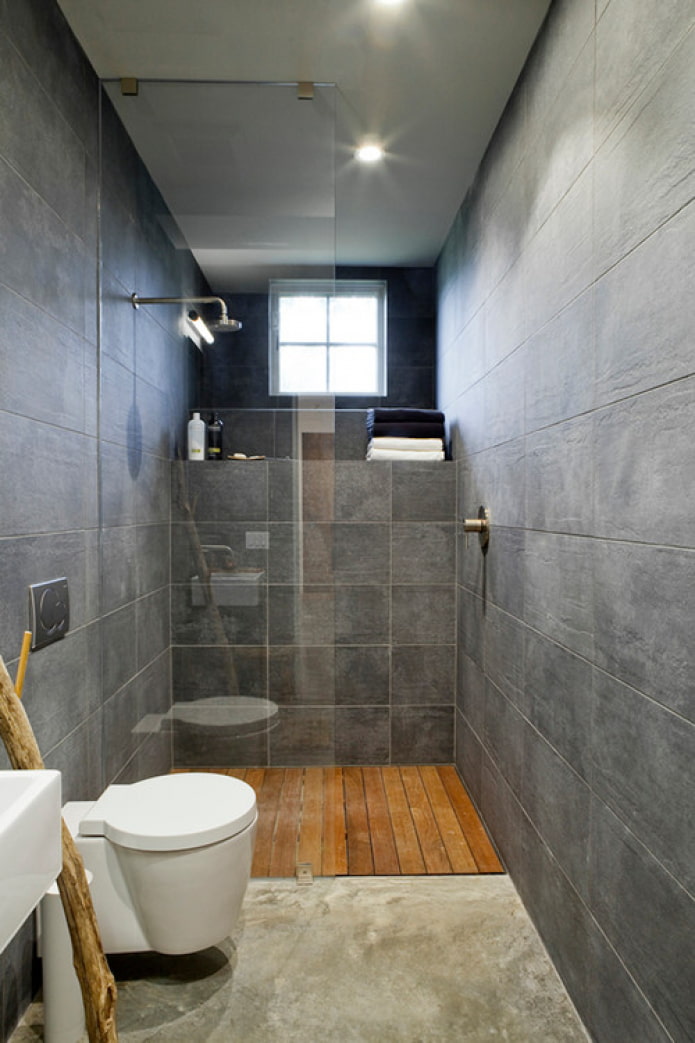 дизайн вузької ванної кімнати