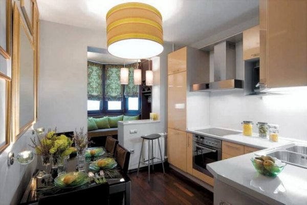 Совмещенная кухня (100 фото): примеры современного дизайна и идеального сочетания по цвету и стилюВарианты планировки и дизайна