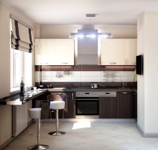 Кухня 9 кв. м.: способы создания красивого интерьера, планировка и расширение пространстваВарианты планировки и дизайна