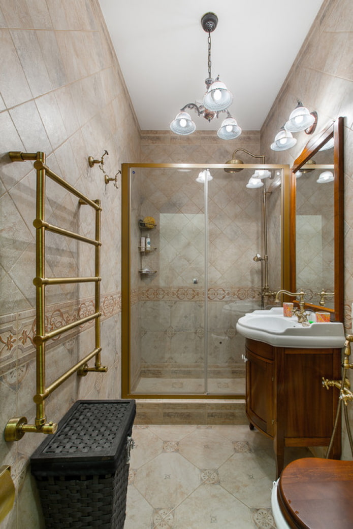 дизайн вузької ванної кімнати
