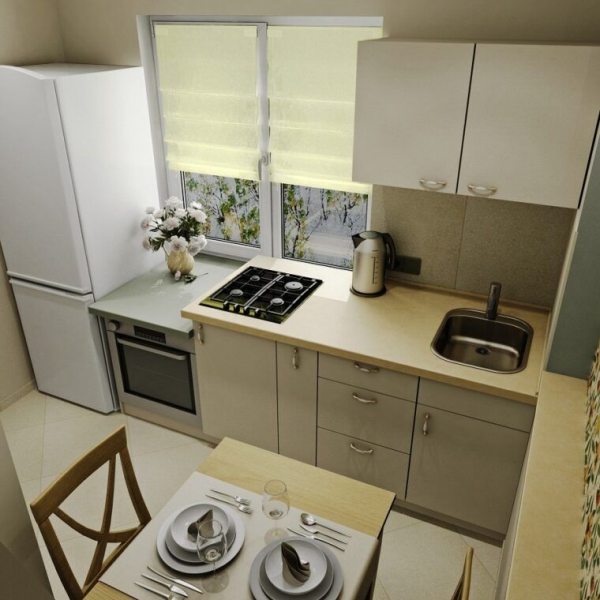 Планировка маленькой кухни (100 фото): примеры красивого дизайна и сочетания элементов в интерьереВарианты планировки и дизайна