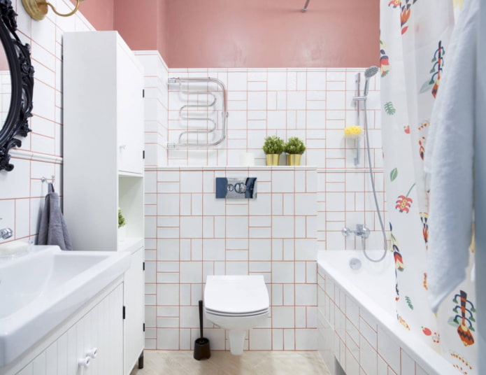 Дизайн светлой ванной комнаты: 34 фото в интерьере