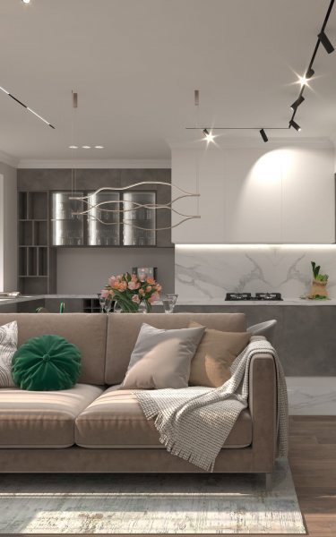 Кухня с диваном | ТОП-50 лучших дизайн-проектов (фото)
