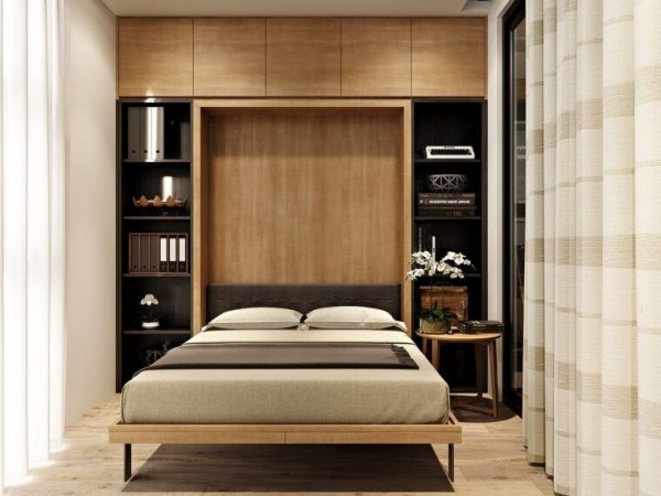 Маленькая спальня: реальные примеры дизайна и советы по правильному обустройствуВарианты планировки и дизайна