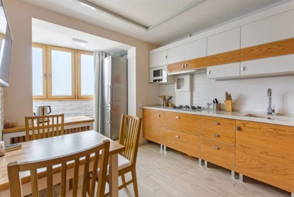 Планировка кухни с балконом: особенности дизайна и зонирования (100 фото)Варианты планировки и дизайна