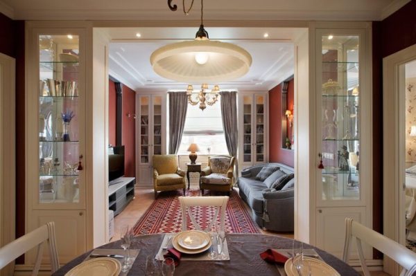 Гостиная неоклассика: как создать стильный и оригинальный готический интерьерВарианты планировки и дизайна