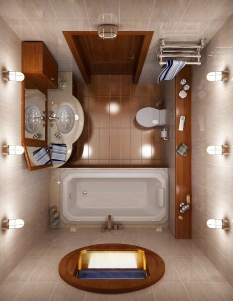 Ванная 3 кв. м. (100 фото): идеи оформления и особенности расположения основных элементовВарианты планировки и дизайна