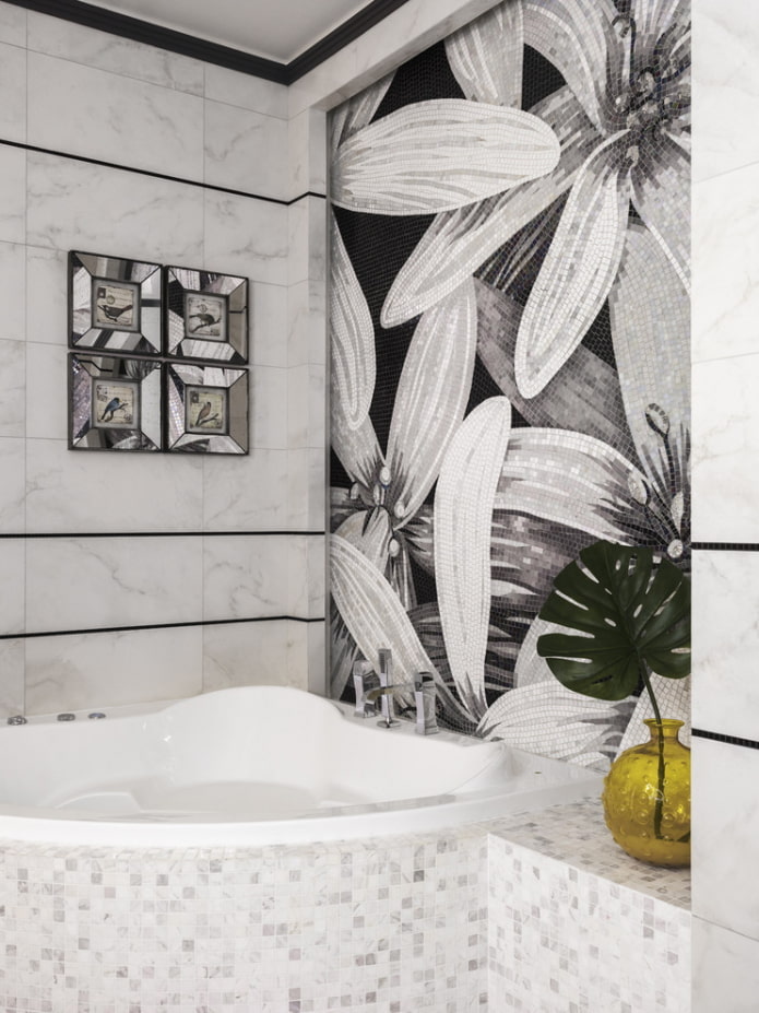 Угловая ванна в интерьере: 50+ фото, идеи дизайна