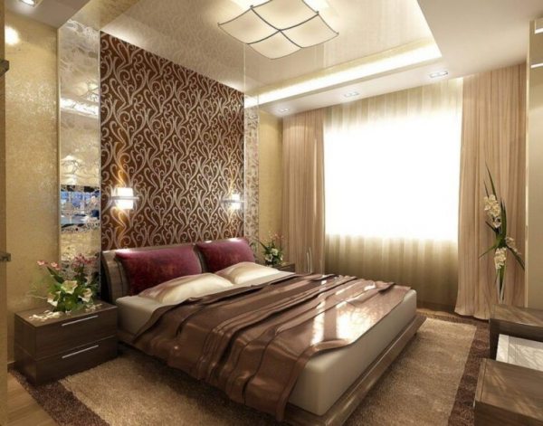Квадратная спальня: функциональное зонирование и фото примеры правильного оформленияВарианты планировки и дизайна