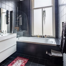 Черная ванная комната: 36 фото, идеи дизайна