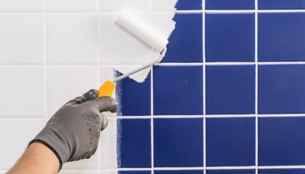 Як пофарбувати плитку у ванній
