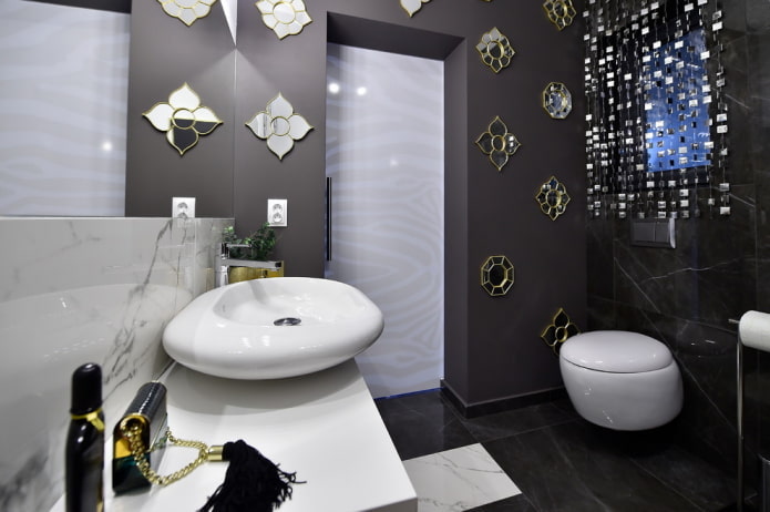 Декор ванной комнаты: 15 лучших идей, 45 фото