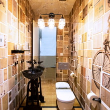 Туалет в стиле лофт: реальные фото и идеи дизайна