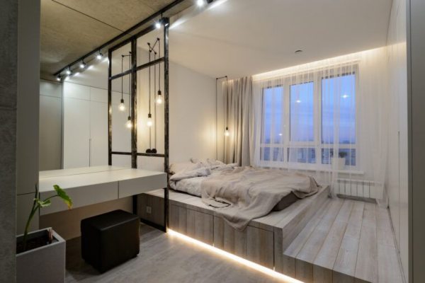 Зонирование спален - 130 фото удачных планировок пространства спальных комнатВарианты планировки и дизайна