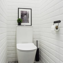 Отделка туалета: варианты для стен, пола и потолка (41 фото)