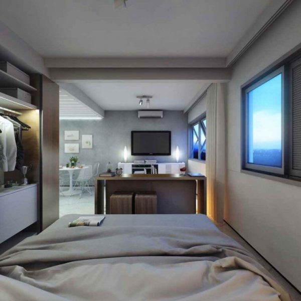 Спальня 6 кв. м.: зонирование, дизайн и планировка интерьера (125 фото)Варианты планировки и дизайна