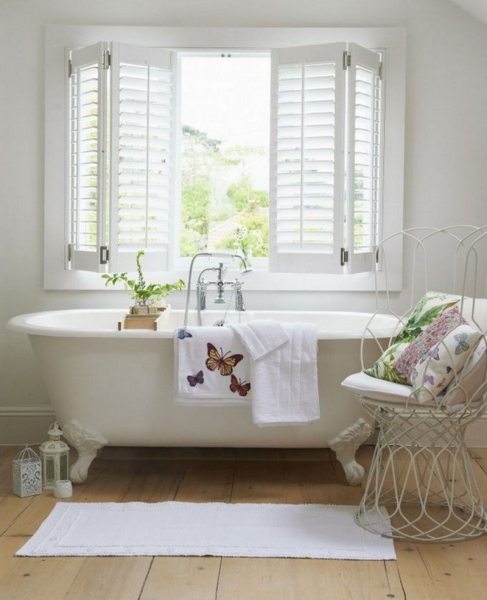 Ванная в стиле Прованс: 160 фото оформления дизайна интерьераВарианты планировки и дизайна