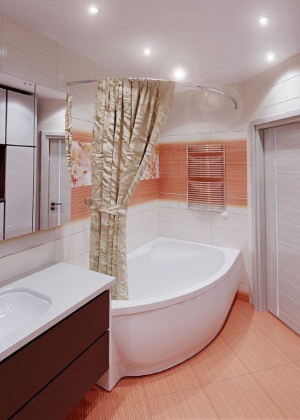 Дизайн угловой ванной: оптимальные идеи и современные варианты популярных стилейВарианты планировки и дизайна