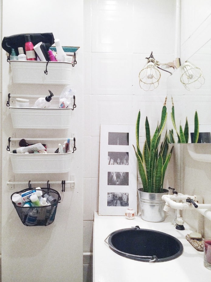Хранение в ванной комнате: 15 лучших идей, 43 фото
