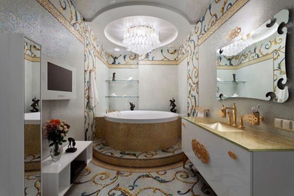Классические ванные (130 фото): реальные идеи дизайна и оформления в классическом стилеВарианты планировки и дизайна