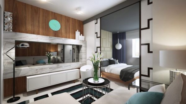Дизайн совмещенной спальни (125 фото): красивые идеи и советы по выбору стиляВарианты планировки и дизайна