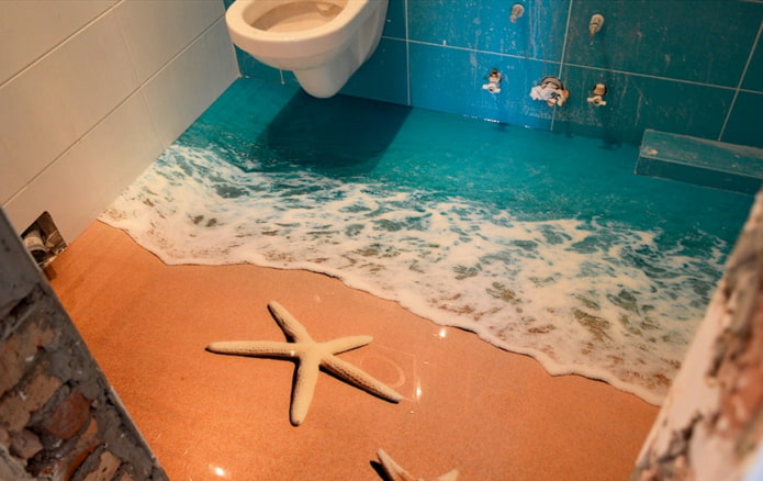 Какой наливной пол для ванной лучше выбрать? Плюсы и минусы + фото в интерьере