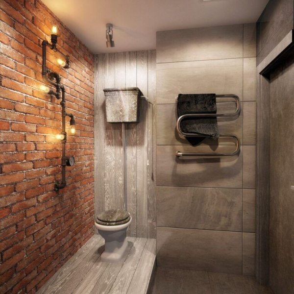 Ванная в стиле лофт: самые простые идеи и решения как сделать красивую ваннуюВарианты планировки и дизайна
