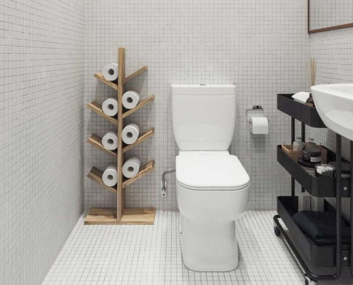 14 оригинальных идей для хранения туалетной бумаги (27 фото)