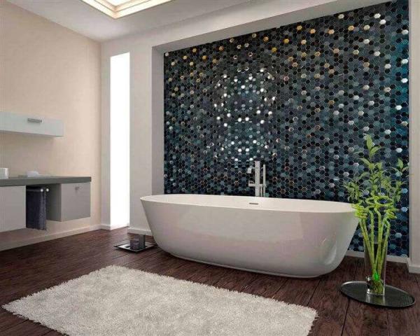 Мозаичная плитка для ванной комнаты: красивый и практичный выбор для обновления интерьера