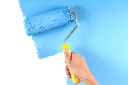 
								    Как покрасить бетонную стену							    