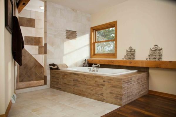 Керамическая плитка для ванной комнаты с эффектом дерева: натуральная красота и функциональность в одном решении