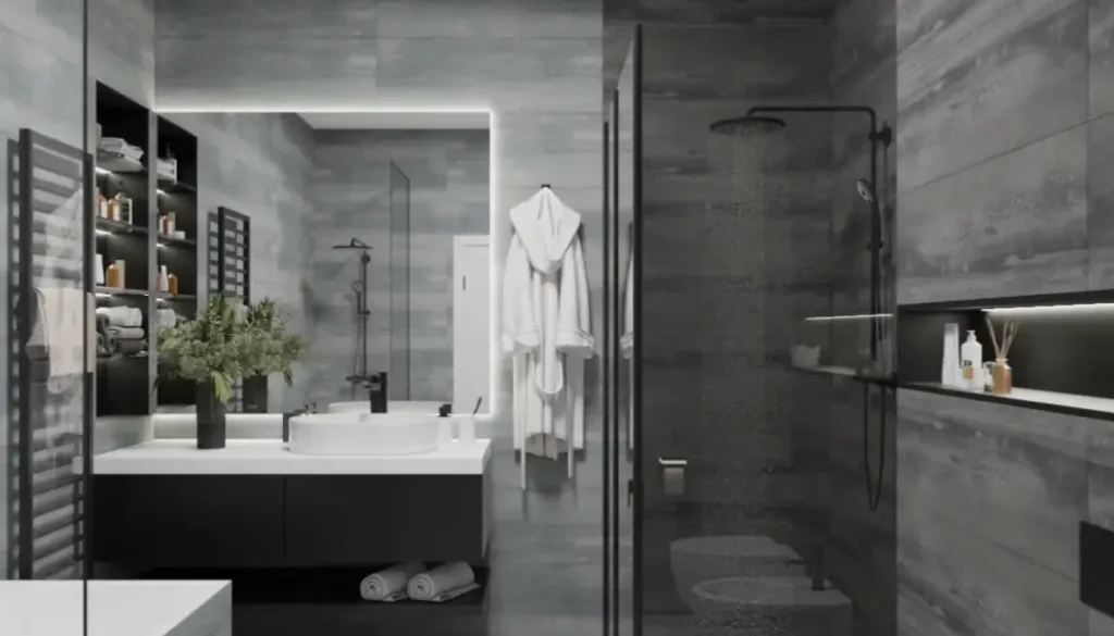 Сучасний дизайн душової кімнати Сучасний дизайн душової кімнати