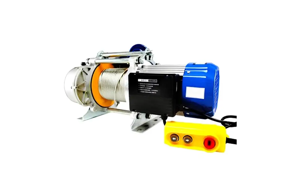 Лебідка електрична 220В від виробника: надійна канатна тяга для будівництва, сервісу та виробництва